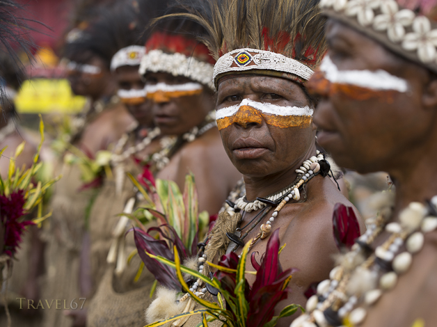 Gilpaunek Kolkole, Ele Culture Group, Chimbu Province - Goroka Show, Papua New Guinea