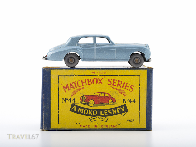 Matchbox Die-cast Toy Cars - #44 Silver Cloud Rolls Royce