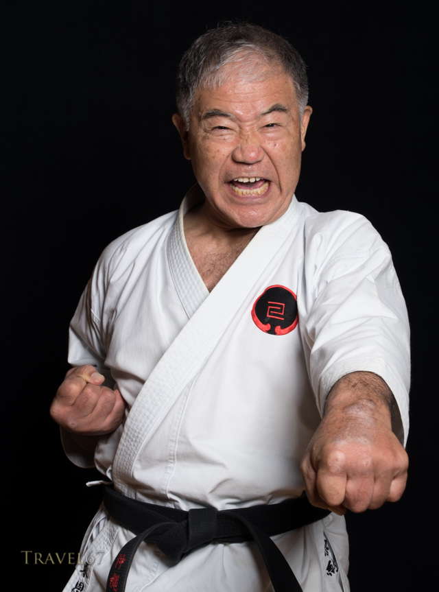 Morio Higaonna, 10th dan Okinawa Goju-ryu karate. 