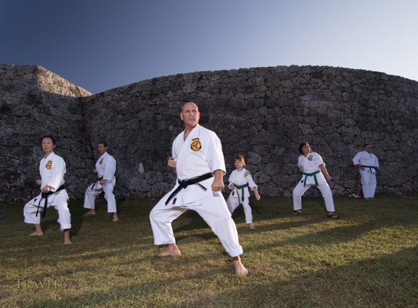 100 Kata for Karate Day at Zakimi Castle